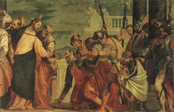 VERONESE (Paolo Caliari) Jesus and the Centurion Germany oil painting art